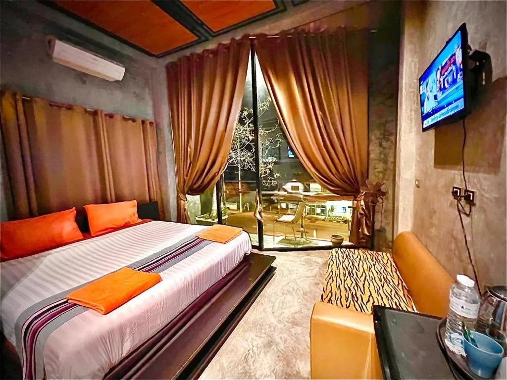 Bed in Theloft boutique nakhonpanom