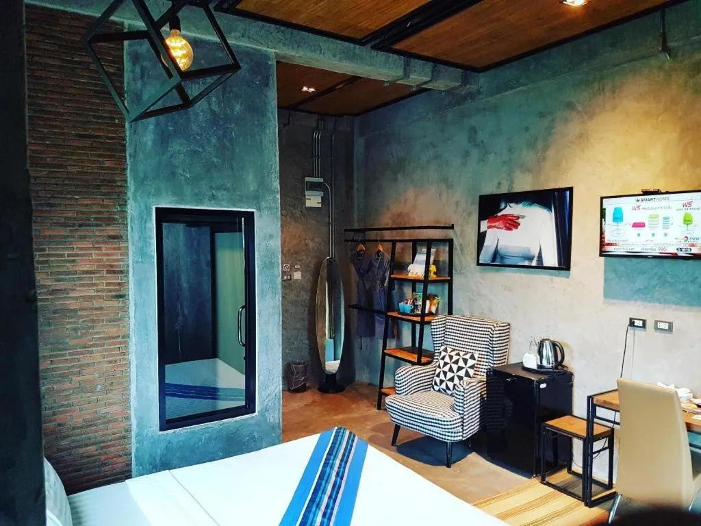 Bed in Theloft boutique nakhonpanom