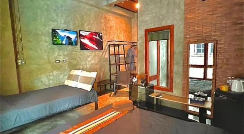 Bed in Theloft boutique nakhonpanom