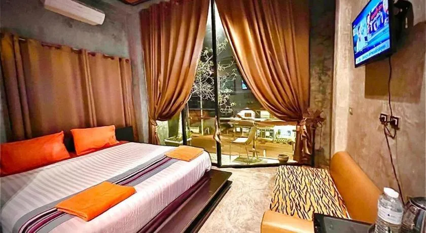 Bed in Theloft boutique nakhonpanom