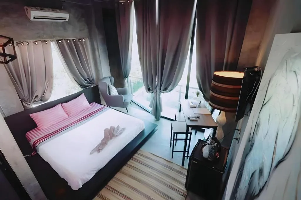 Bed in Theloft boutique nakhonpanom