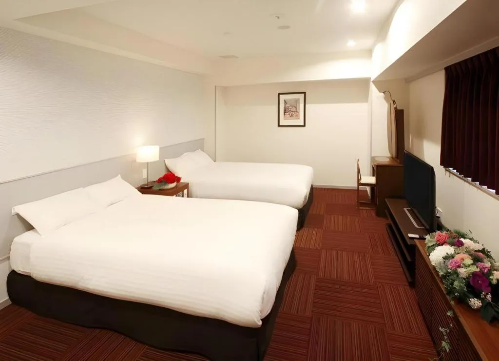 Bed in Hotel Grand Shinonome