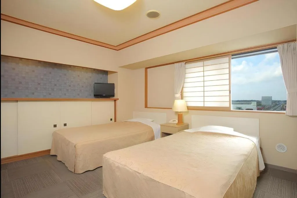Bed in Hotel Grand Shinonome