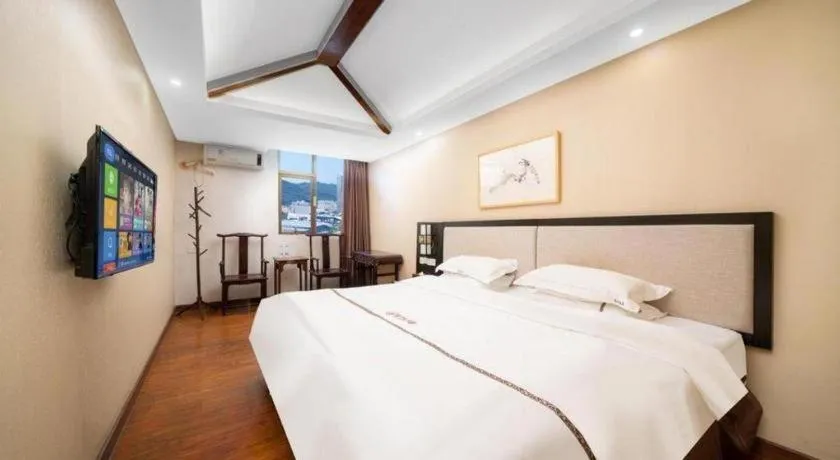 Bed in BOOK PAVILION HOTEL