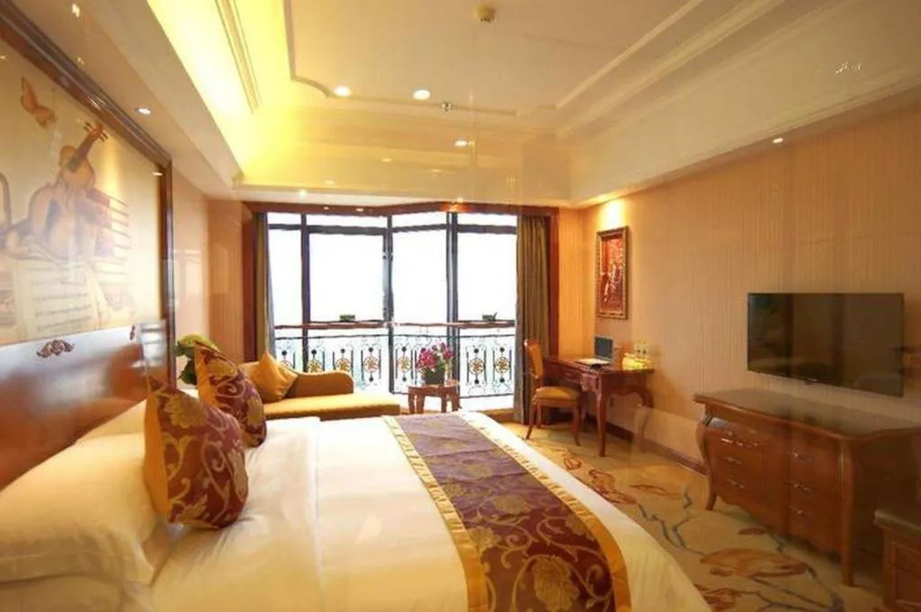 Bed in Vienna International Hotel Nanning Railway Station Mingxiu Road Metro Station