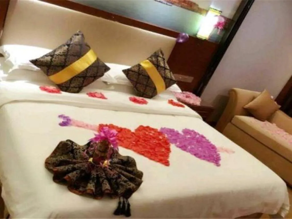 Bed in Vienna International Hotel Nanning Railway Station Mingxiu Road Metro Station