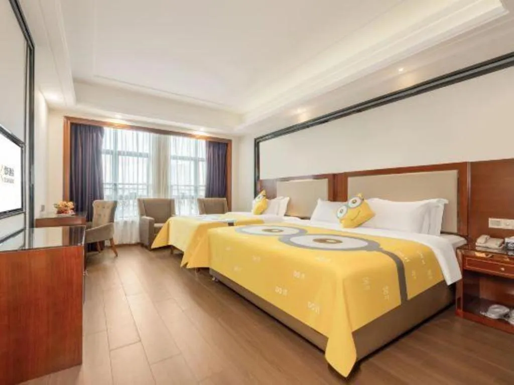 Bed in Vienna International Hotel Nanning Railway Station Mingxiu Road Metro Station