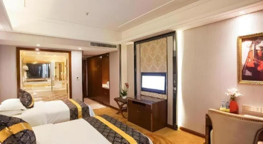 Bed in Vienna International Hotel Nanning Railway Station Mingxiu Road Metro Station