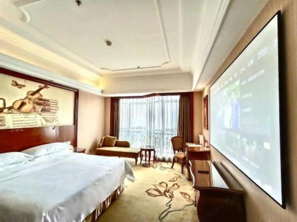Bed in Vienna International Hotel Nanning Railway Station Mingxiu Road Metro Station