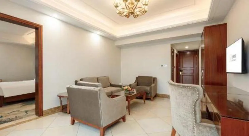 Bed in Vienna International Hotel Nanning Railway Station Mingxiu Road Metro Station