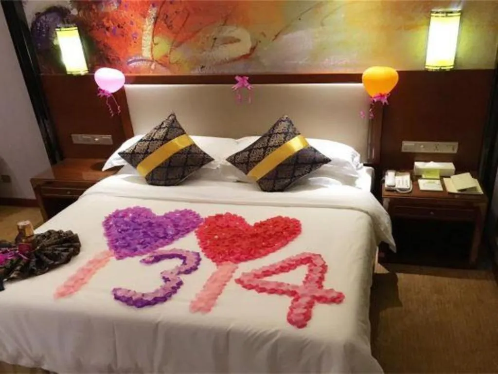 Bed in Vienna International Hotel Nanning Railway Station Mingxiu Road Metro Station