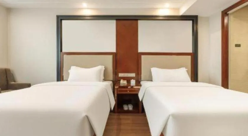 Bed in Vienna International Hotel Nanning Railway Station Mingxiu Road Metro Station