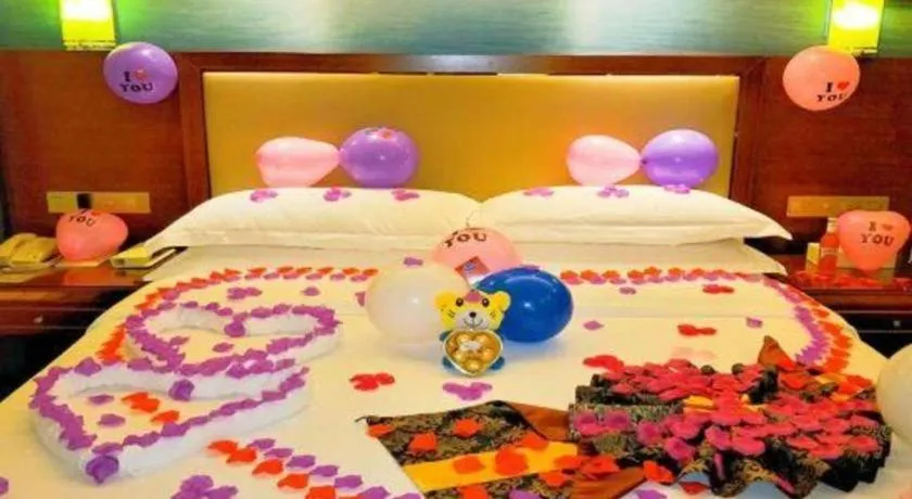 Bed in Vienna International Hotel Nanning Railway Station Mingxiu Road Metro Station