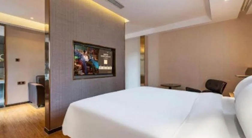 Bed in James Joyce Coffetel Chengdu Jianshe Road Dongjiao Jiyi Square