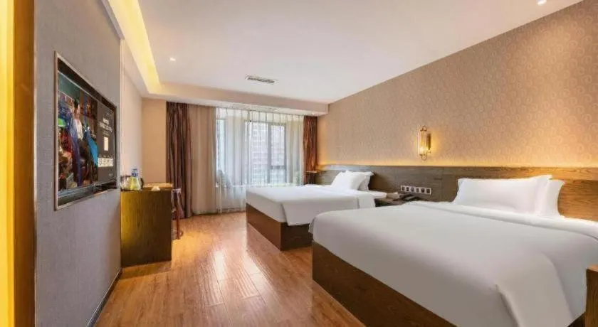 Bed in James Joyce Coffetel Chengdu Jianshe Road Dongjiao Jiyi Square
