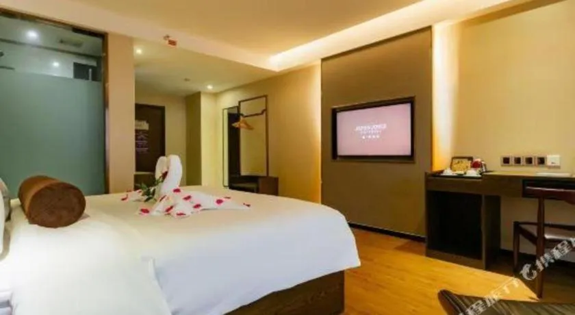 Bed in James Joyce Coffetel Chengdu Jianshe Road Dongjiao Jiyi Square