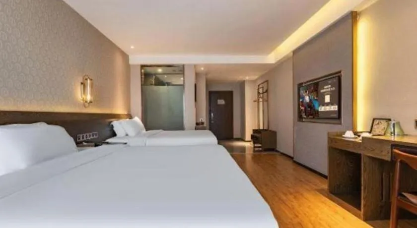 Bed in James Joyce Coffetel Chengdu Jianshe Road Dongjiao Jiyi Square