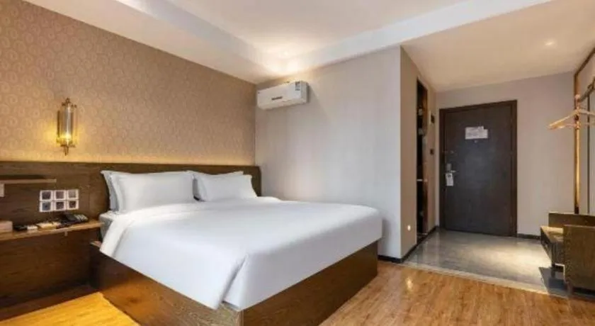 Bed in James Joyce Coffetel Chengdu Jianshe Road Dongjiao Jiyi Square