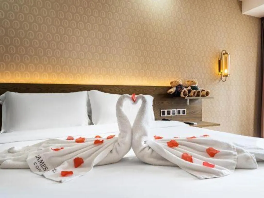 Bed in James Joyce Coffetel Chengdu Jianshe Road Dongjiao Jiyi Square