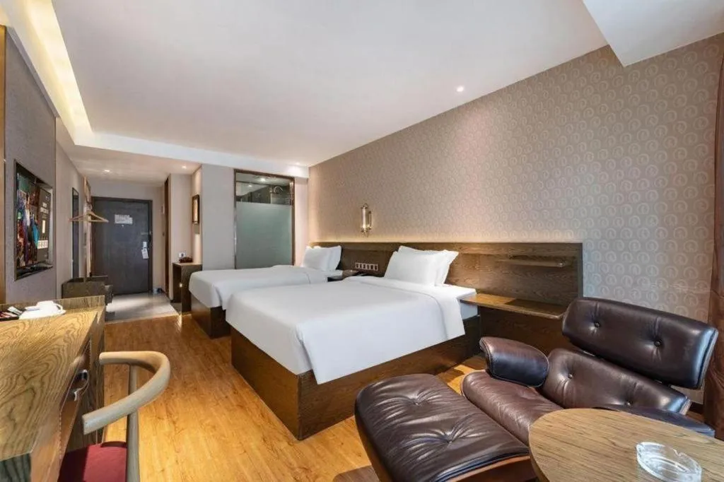 Bed in James Joyce Coffetel Chengdu Jianshe Road Dongjiao Jiyi Square