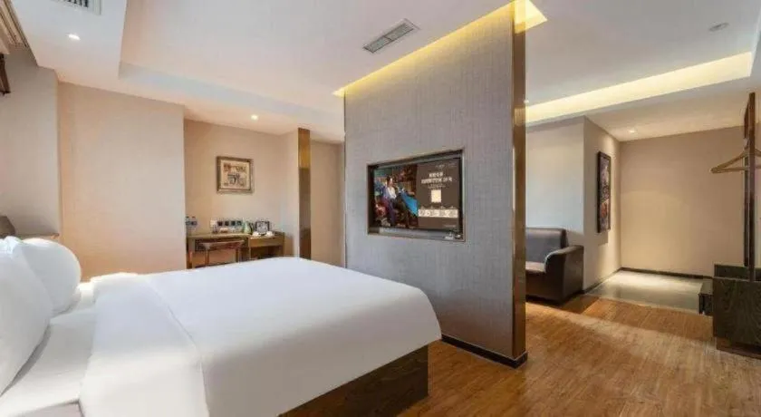 Bed in James Joyce Coffetel Chengdu Jianshe Road Dongjiao Jiyi Square