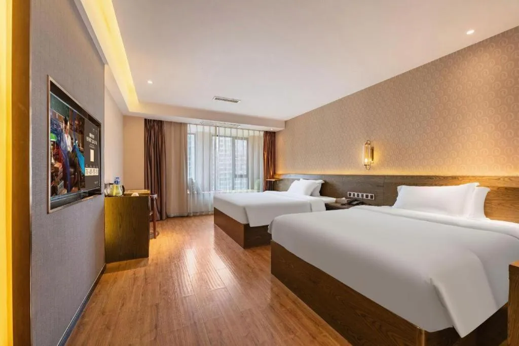 Bed in James Joyce Coffetel Chengdu Jianshe Road Dongjiao Jiyi Square