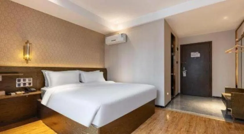 Bed in James Joyce Coffetel Chengdu Jianshe Road Dongjiao Jiyi Square