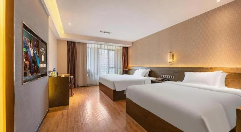 Bed in James Joyce Coffetel Chengdu Jianshe Road Dongjiao Jiyi Square