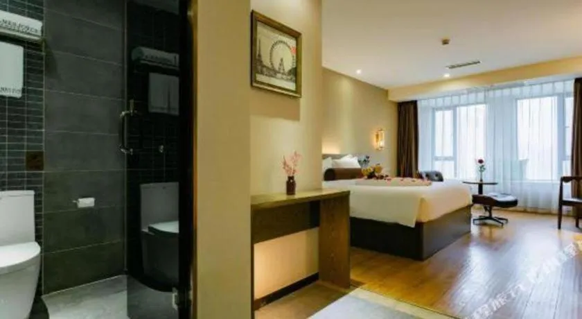 Bed in James Joyce Coffetel Chengdu Jianshe Road Dongjiao Jiyi Square