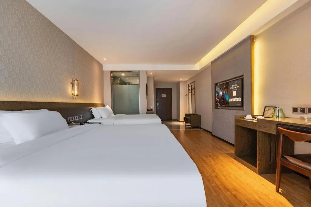 Bed in James Joyce Coffetel Chengdu Jianshe Road Dongjiao Jiyi Square