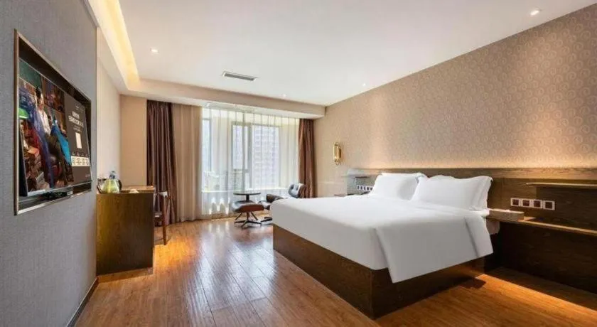 Bed in James Joyce Coffetel Chengdu Jianshe Road Dongjiao Jiyi Square