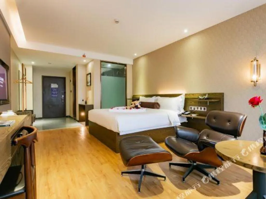 Bed in James Joyce Coffetel Chengdu Jianshe Road Dongjiao Jiyi Square