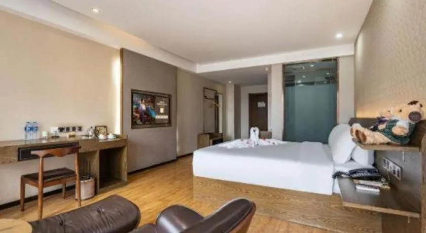 Bed in James Joyce Coffetel Chengdu Jianshe Road Dongjiao Jiyi Square