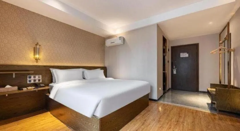 Bed in James Joyce Coffetel Chengdu Jianshe Road Dongjiao Jiyi Square