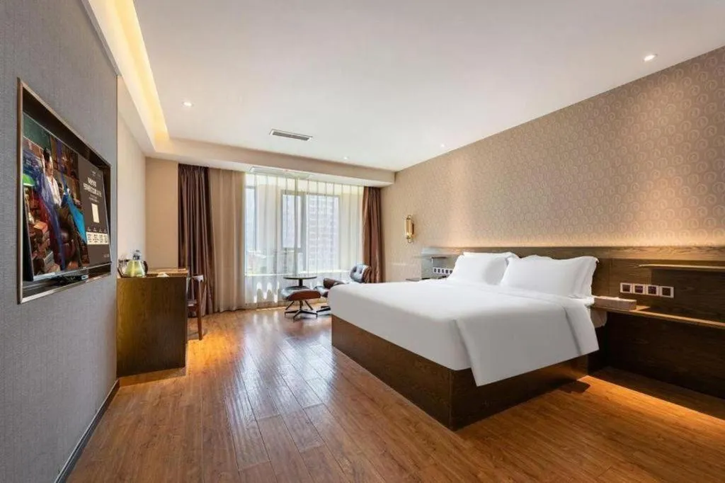 Bed in James Joyce Coffetel Chengdu Jianshe Road Dongjiao Jiyi Square