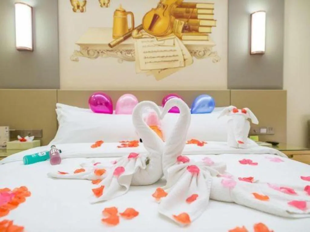 Bed in Vienna International Hotel Chengdu New International Conference and Exhibition Center Branch