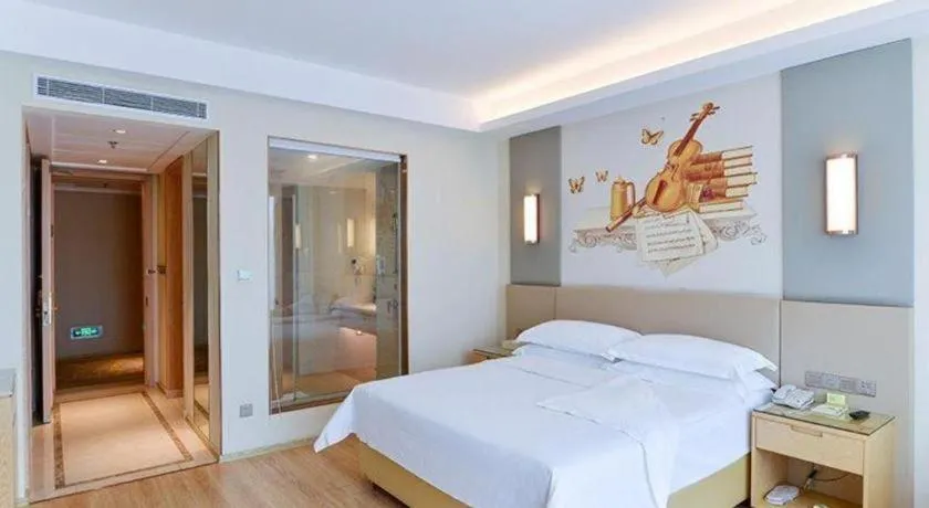 Bed in Vienna International Hotel Chengdu New International Conference and Exhibition Center Branch