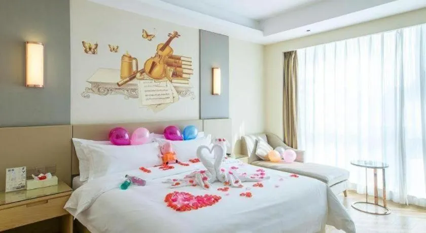 Bed in Vienna International Hotel Chengdu New International Conference and Exhibition Center Branch