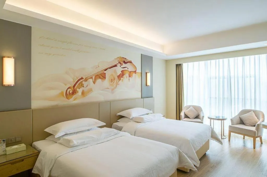 Bed in Vienna International Hotel Chengdu New International Conference and Exhibition Center Branch