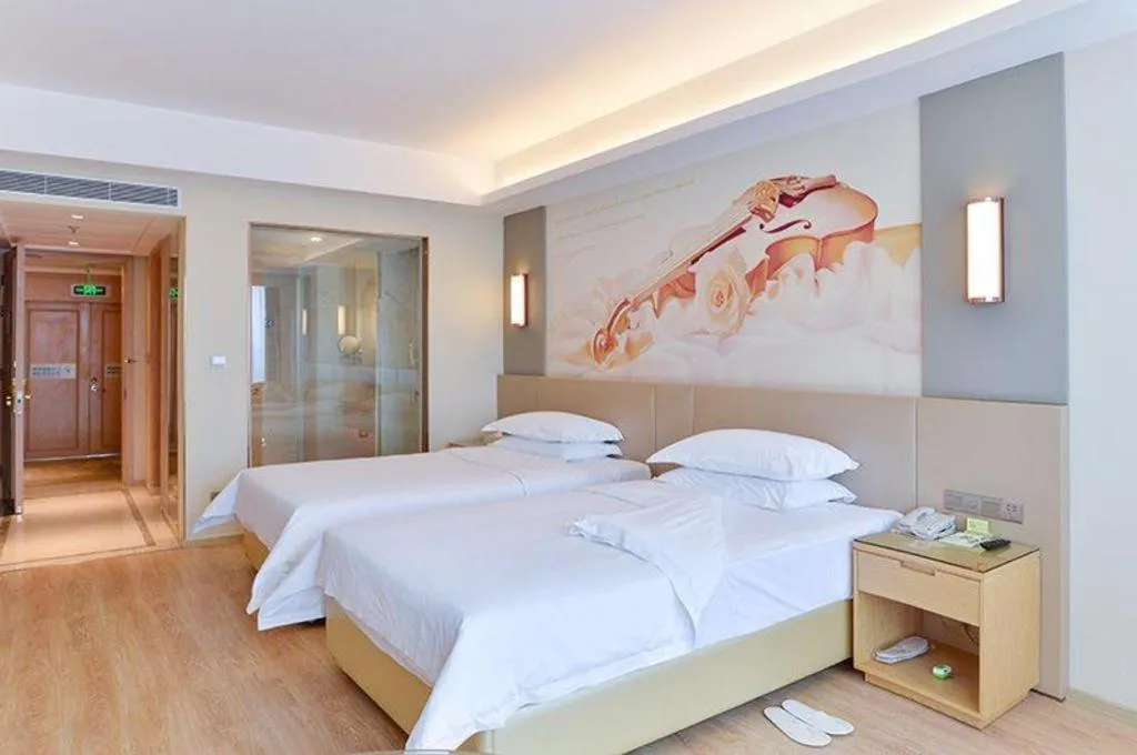 Bed in Vienna International Hotel Chengdu New International Conference and Exhibition Center Branch