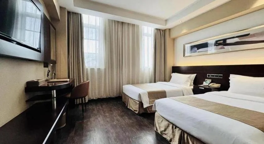 Bed in Maixinge Boutique Hotel Waigaoqiao Free Trade Zone