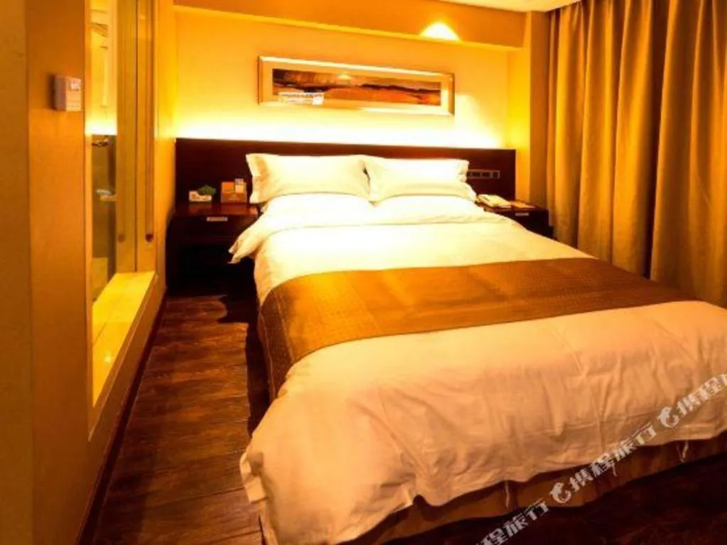 Bed in Maixinge Boutique Hotel Waigaoqiao Free Trade Zone