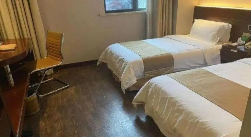 Bed in Maixinge Boutique Hotel Waigaoqiao Free Trade Zone