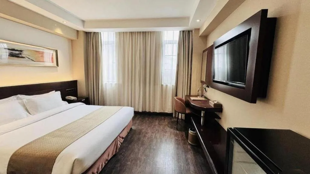 Bed in Maixinge Boutique Hotel Waigaoqiao Free Trade Zone