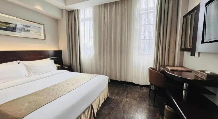 Bed in Maixinge Boutique Hotel Waigaoqiao Free Trade Zone