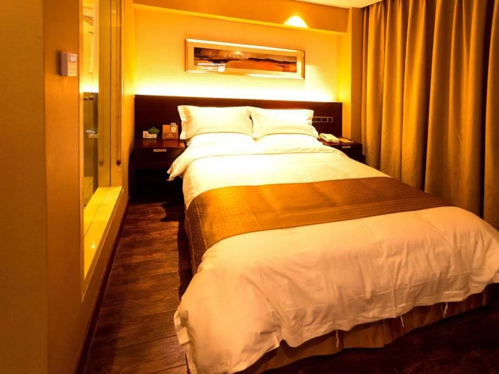 Bed in Maixinge Boutique Hotel Waigaoqiao Free Trade Zone