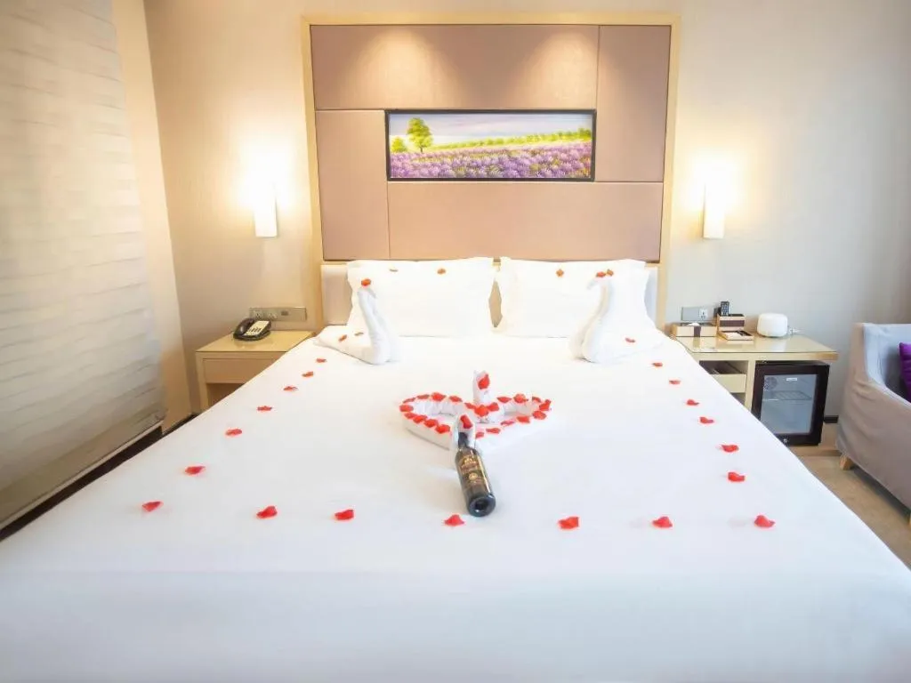 Bed in Lavande Hotel Jinan Quancheng Road Baotu Spring Branch