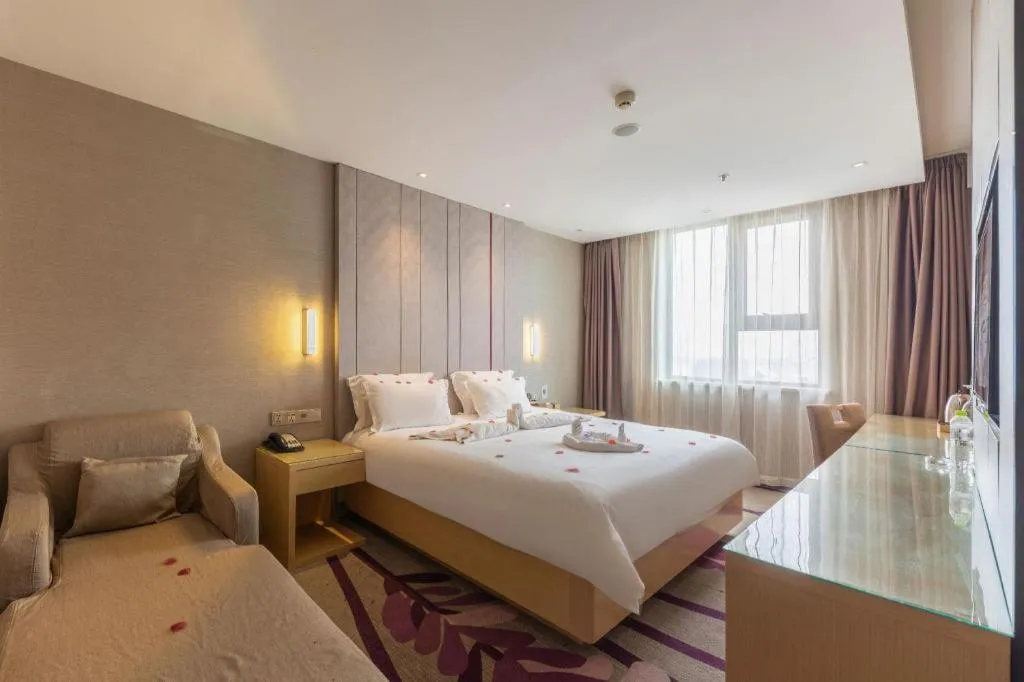 Bed in Lavande Hotel Jinan Quancheng Road Baotu Spring Branch