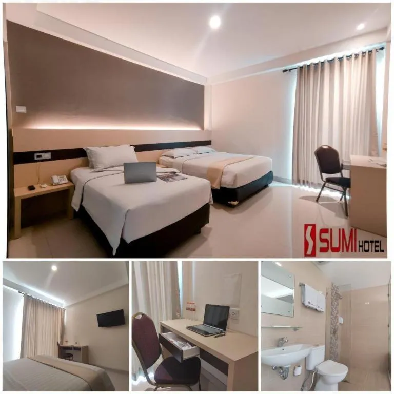 Bed in Sumi Hotel Surabaya