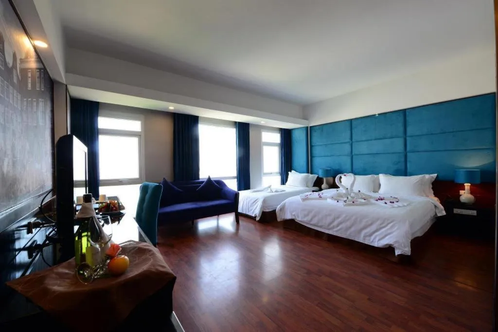 Bed in Jacosmo Hotel & Spa